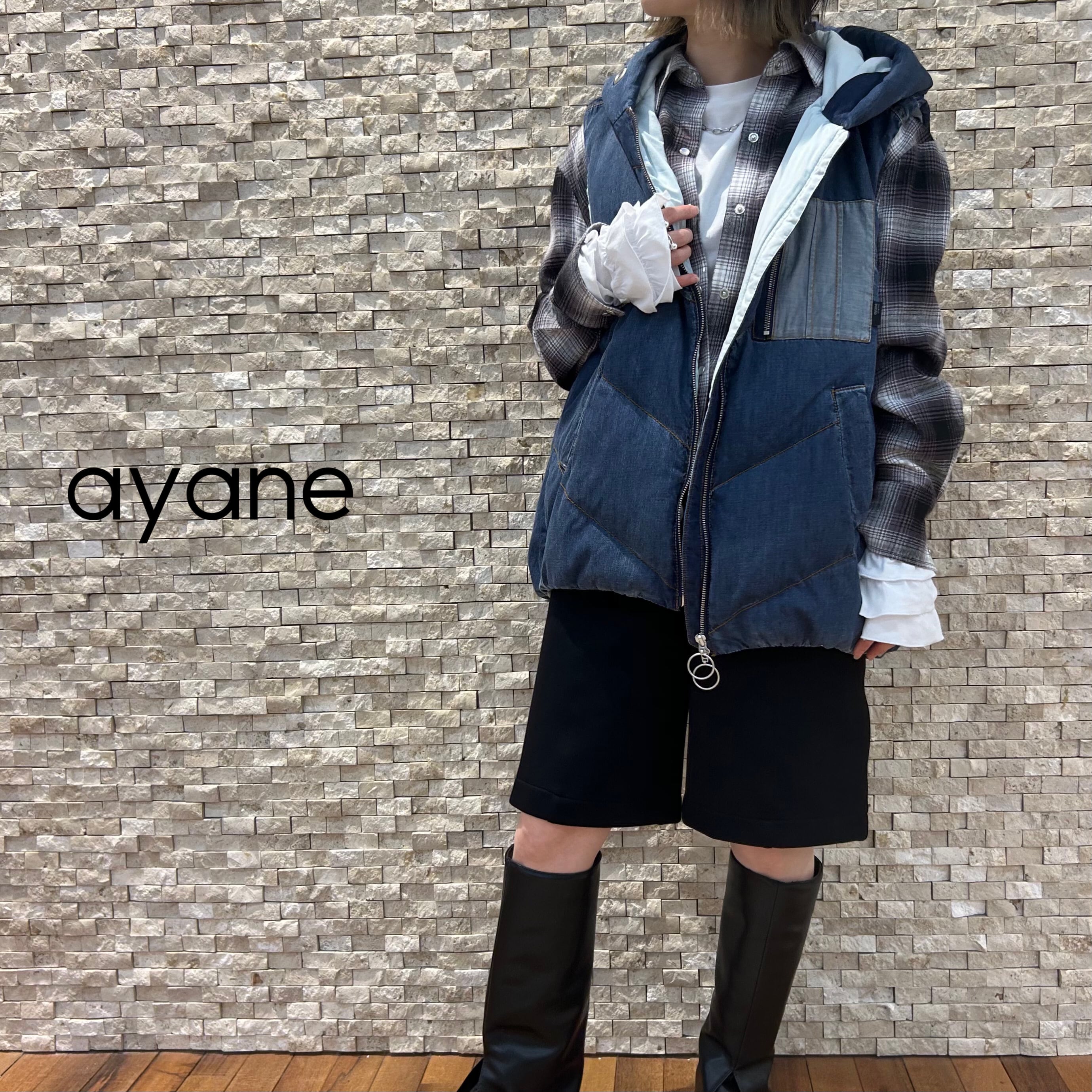 【ayane】ダンガリーダウンベスト(875823)