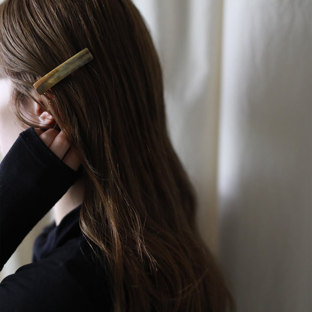 期間限定SALE‼️KAMKAM ミディアム牛革8枚積層　 タップ10個セット KOSTKAMM (コストカム) Water-Buffalo Horn Hair Clip (ヘアクリップ