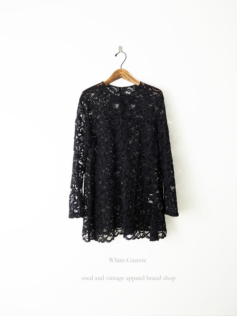 2021SS / Whim Gazette(ウィムガゼット) DREAMFULレースブラウス