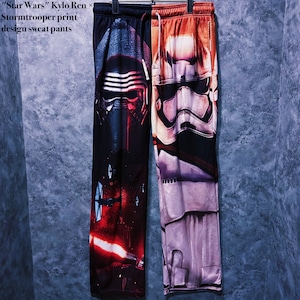 【doppio】"Star Wars" Kylo Ren × Stormtrooper print design sweat pants