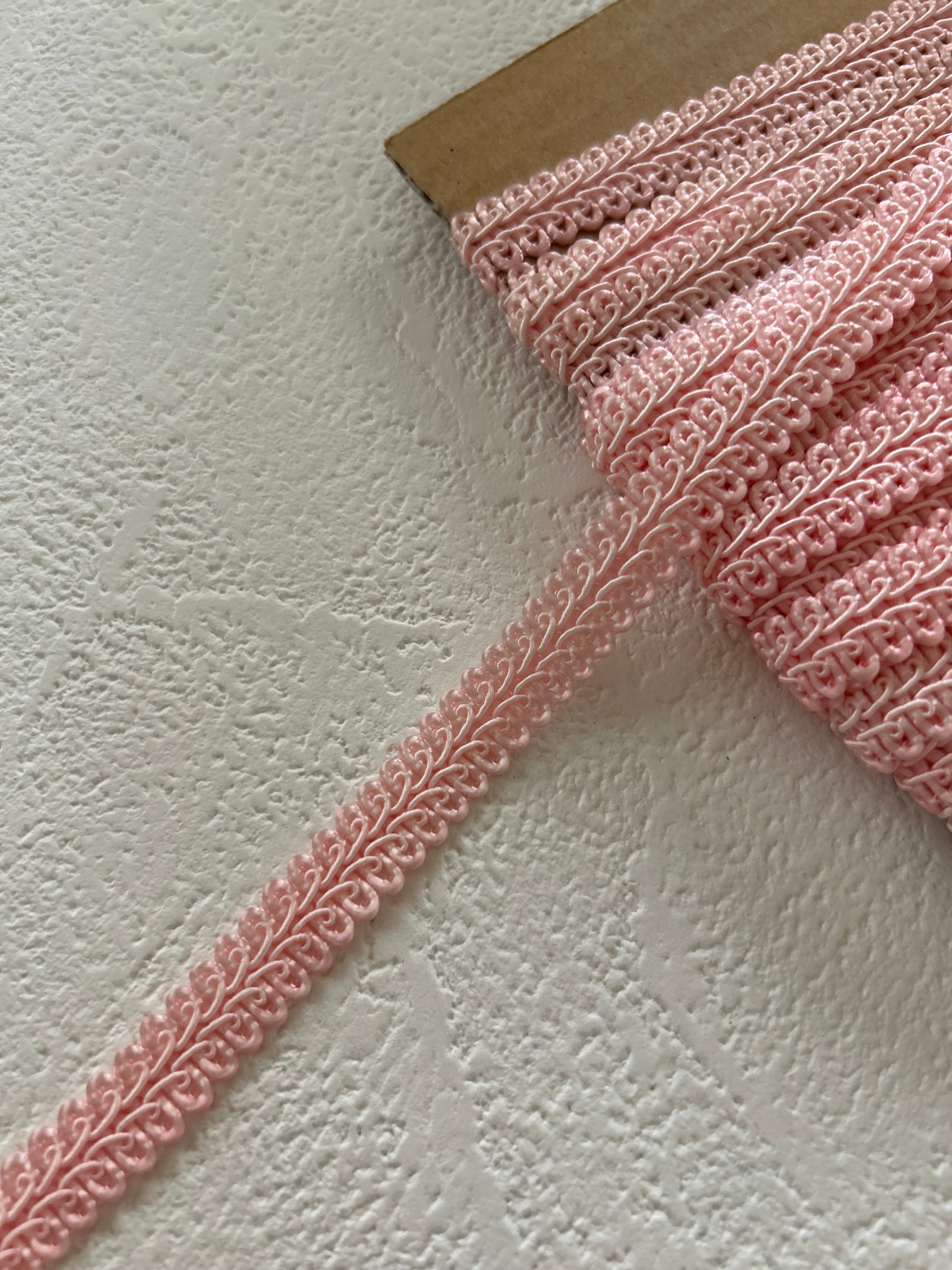 輸入デザインブレード リーフブレード ピンク 幅10mm 100cm /カット カルトナージュ デコレーション材