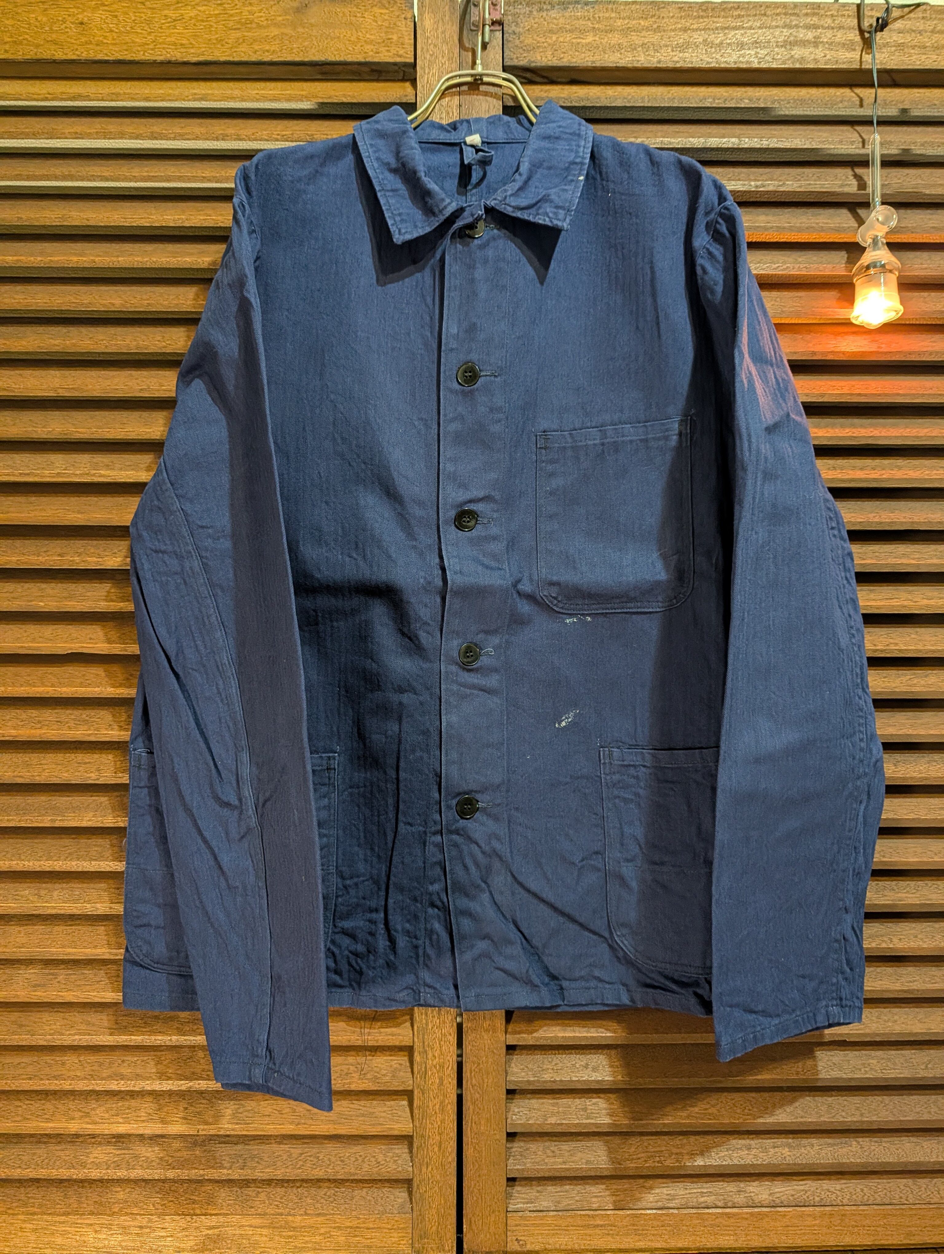 70-80s Germany HerringBone Twill Work Jacket