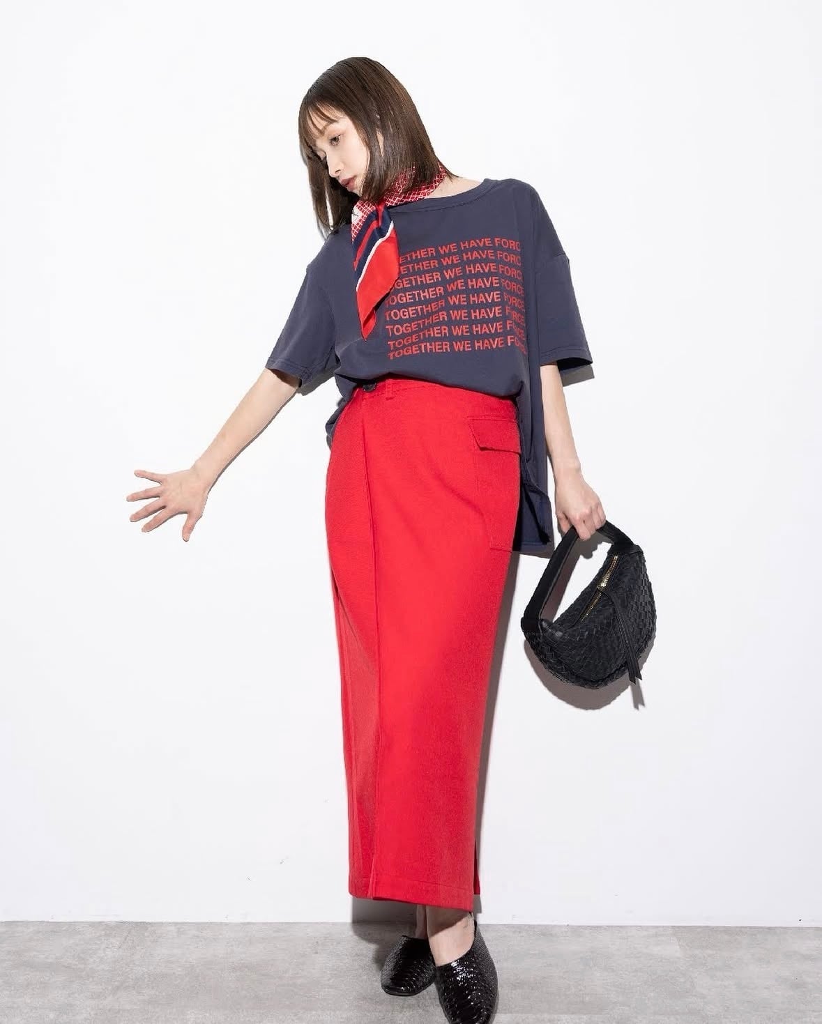 MARGAUX VINTAGE 】TOGETHER LOGO TEE | valance 福井｜レディース