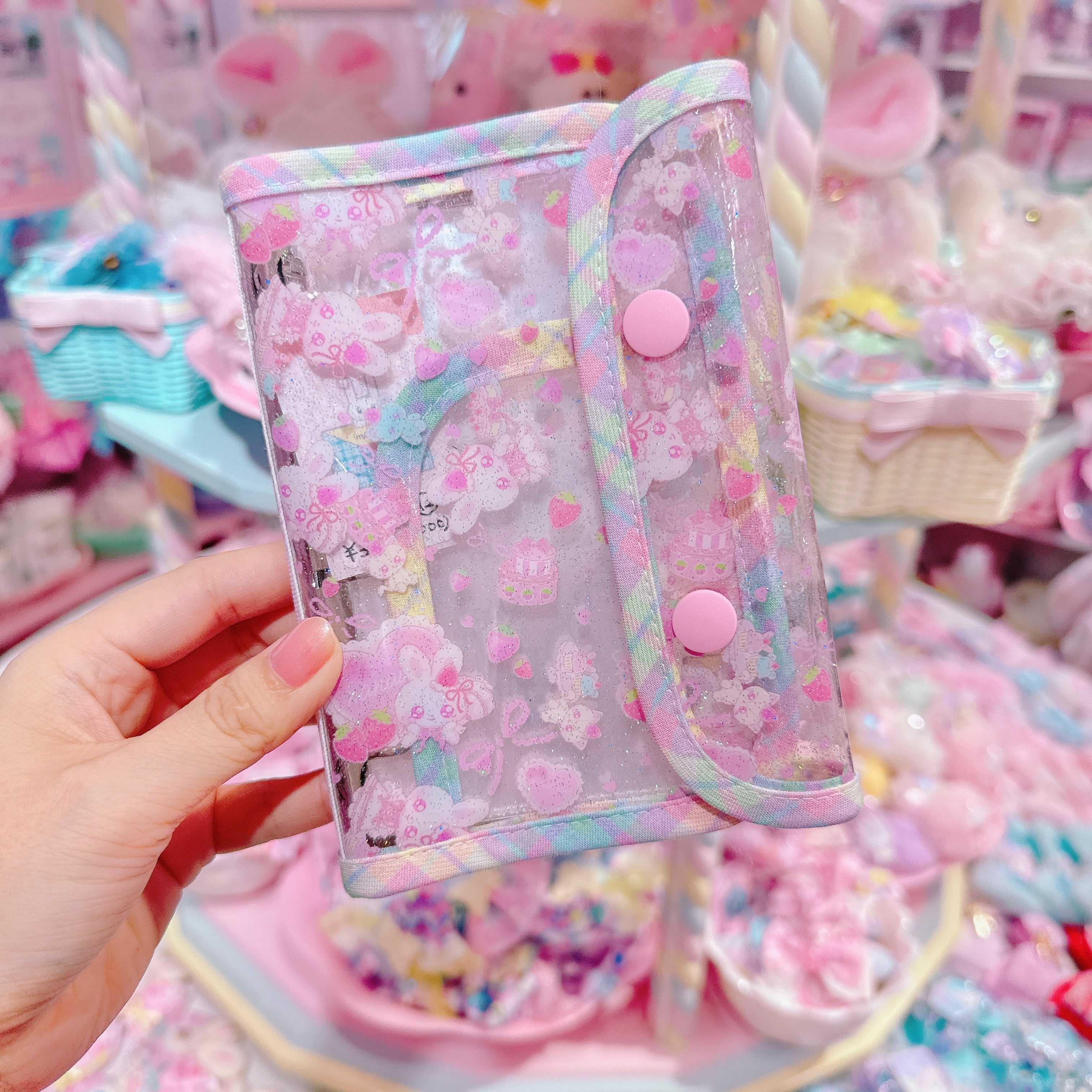 【N4】41-12 A7ミニ６穴シール帳（台紙付き）