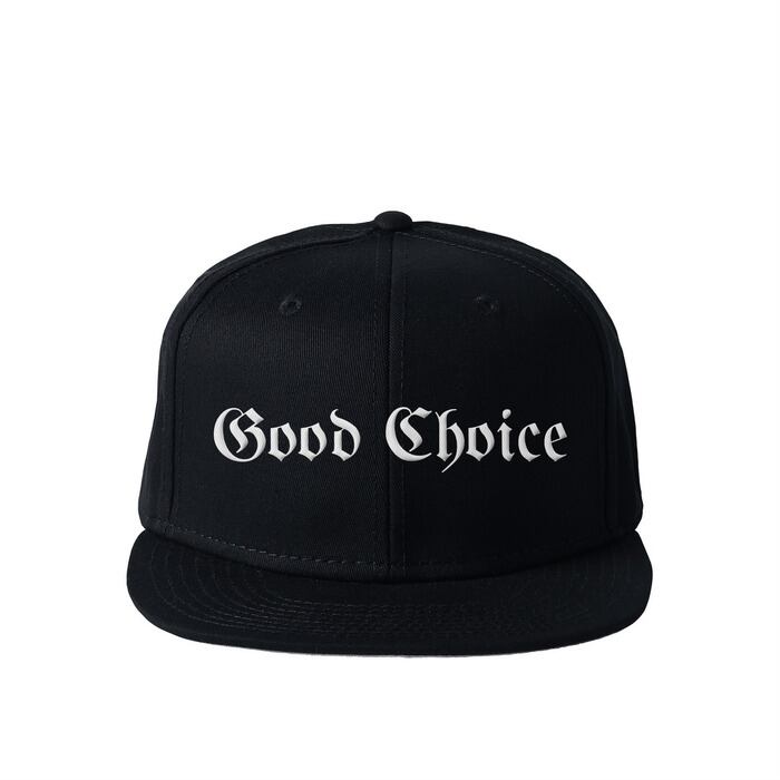 the editor’s choice 黒 ベースボールキャップ Good Choice 刺繍ロゴキャップ | good choice wear