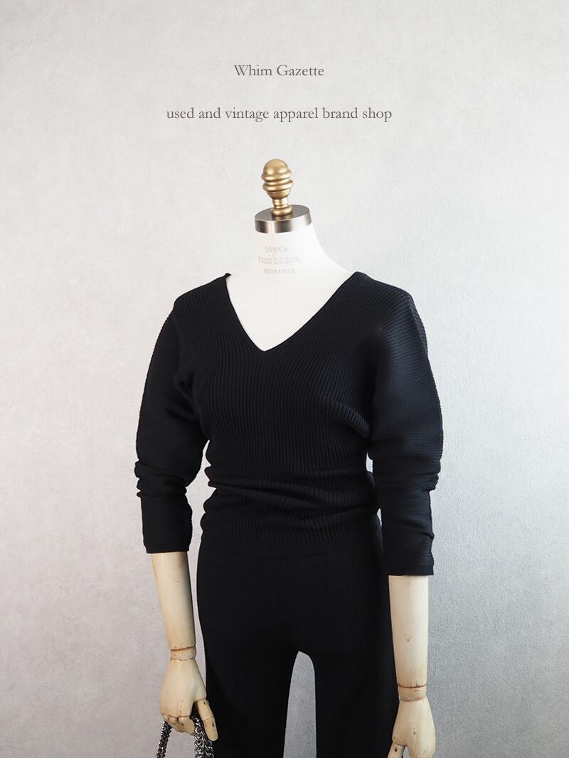 2020 / Whim Gazette(ウィムガゼット)BRID RIB プルオーバー リブカットソー