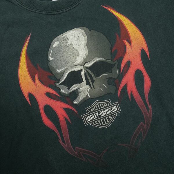 NEIGHBORHOOD×HARLEY DAVIDSON LS ボーン ロンT NEIGHBORHOOD×HARLEY DAVIDSON 'H-D CREWNECK LS'長袖 Tシャツ