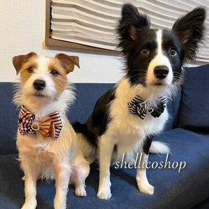 【ストライプblack × black】ボリュームたっぷりリボンチョーカー