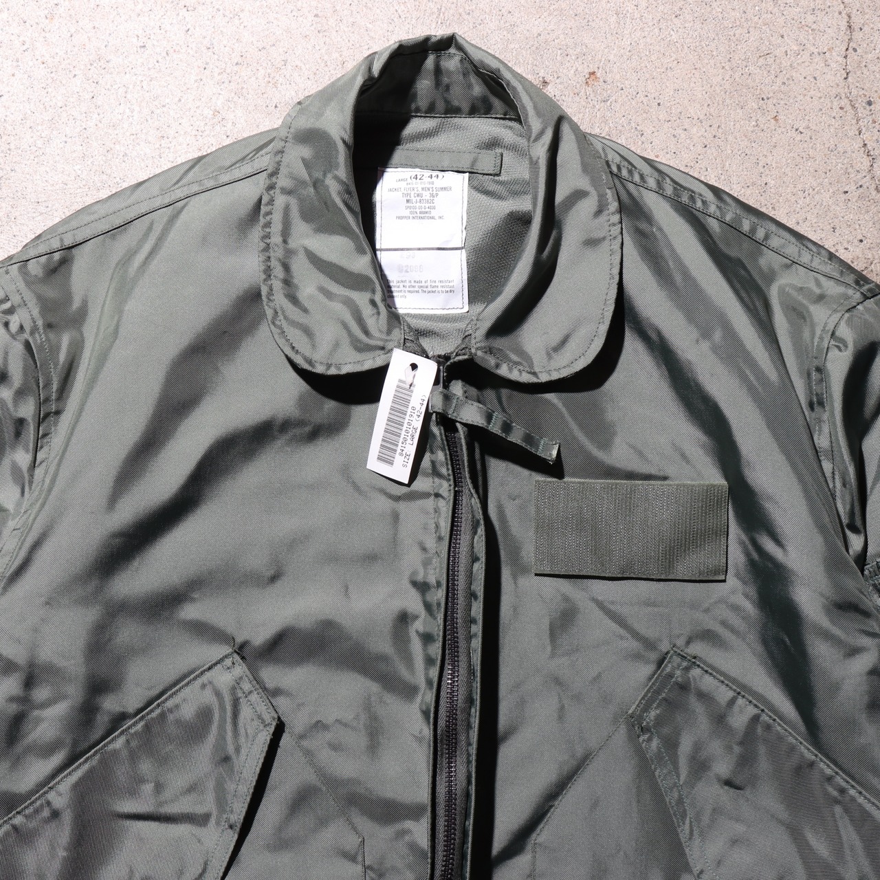 Deadstock L 00年 CWU-36/P PROPPER 米軍実物 フライトジャケット アラミド