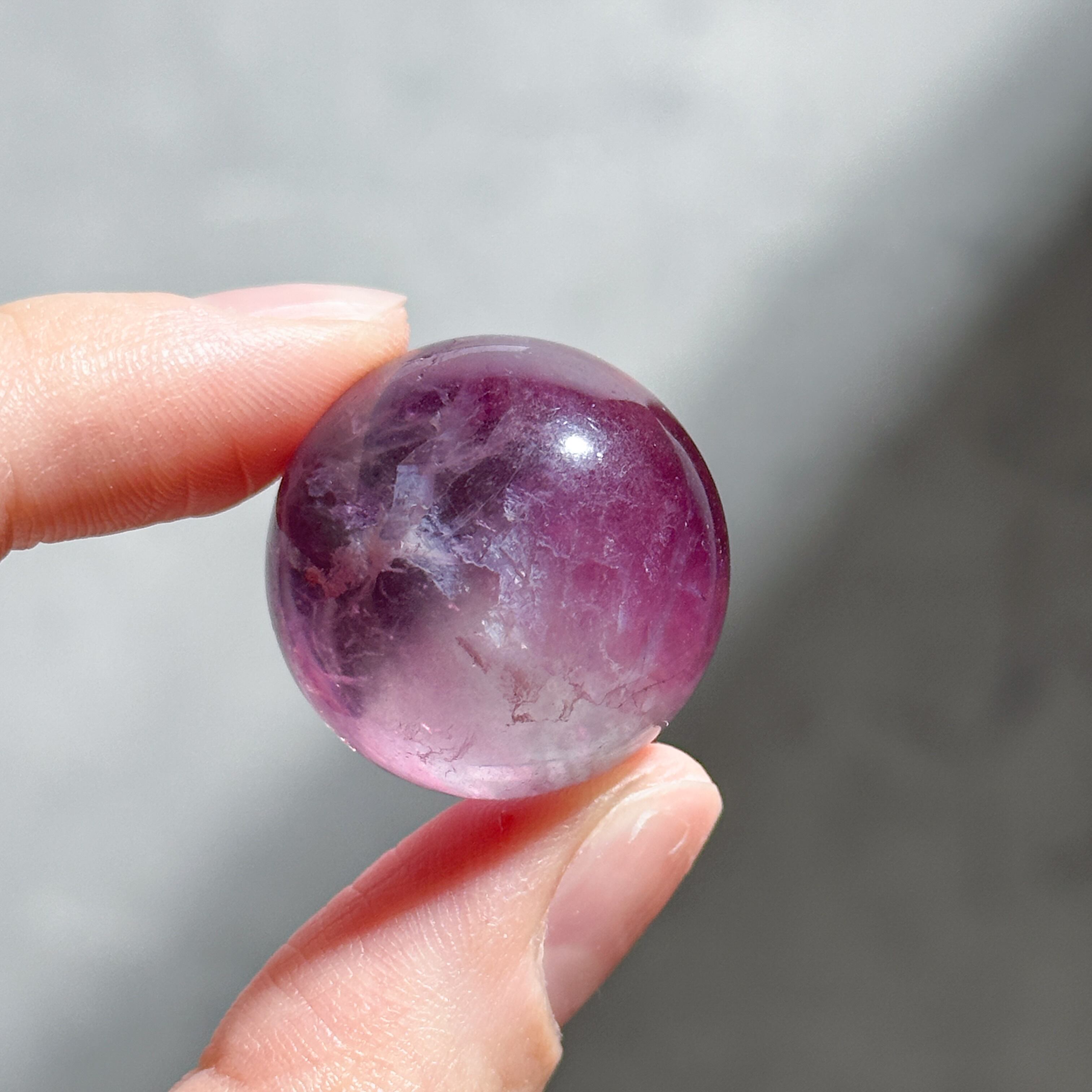 レインボーフローライト スフィア（丸玉）43◇ Rainbow Fluorite