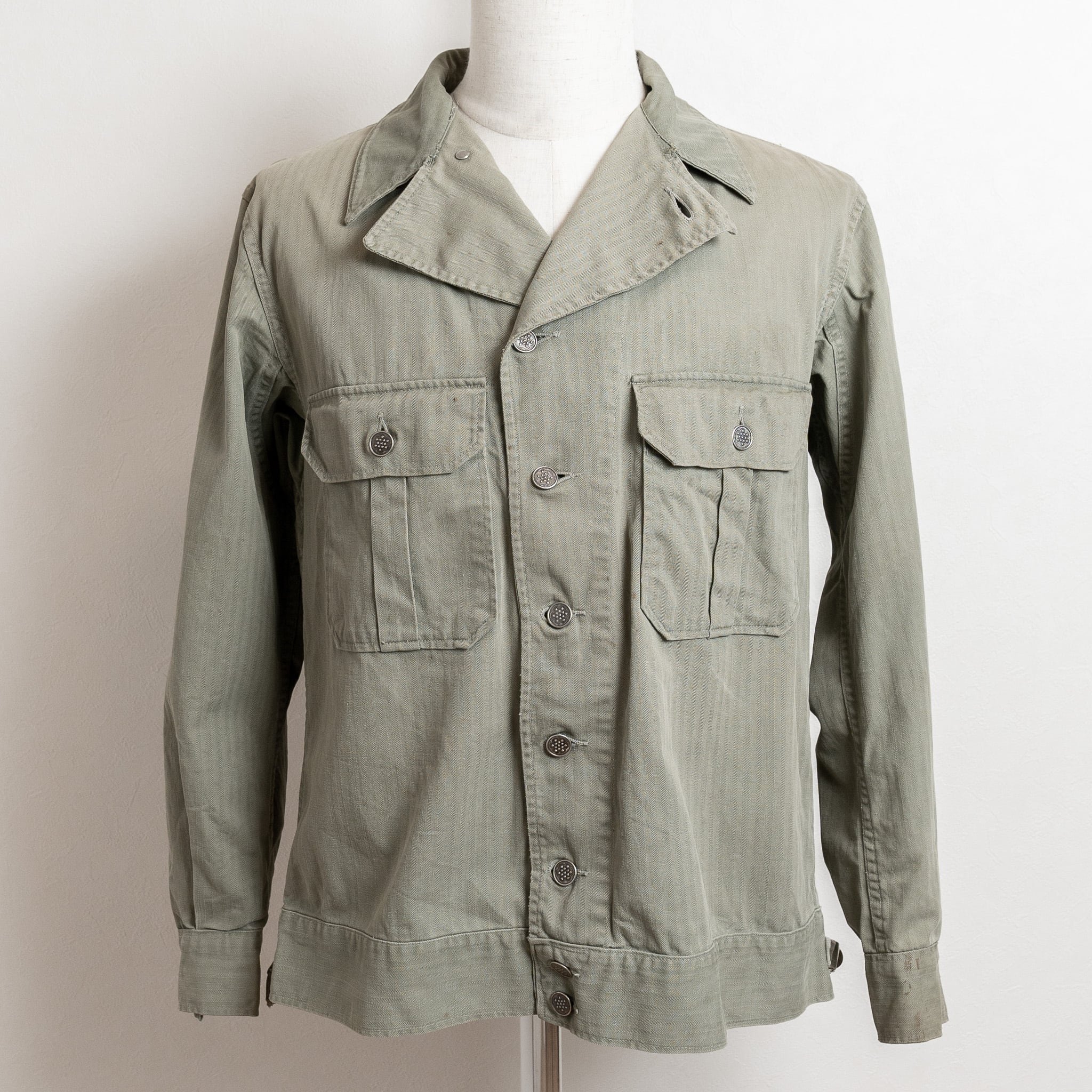 U.S.Army 's M HBT Jacket Star "Used" 実物 アメリカ軍 M M