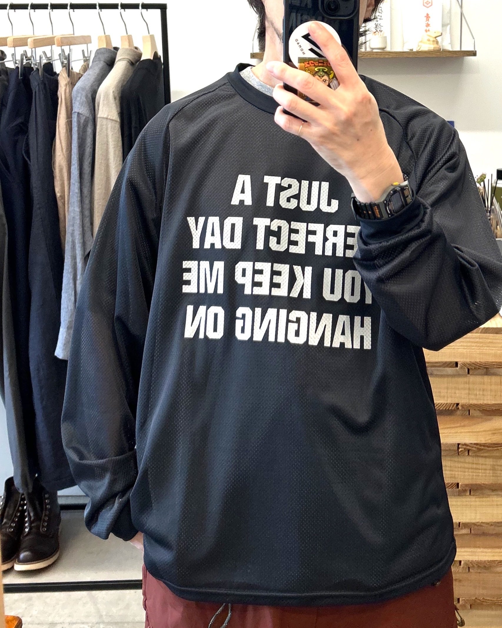 CMF OUTDOOR GARMENT / QUICK DRY MESH TEE L/S-2025AW-