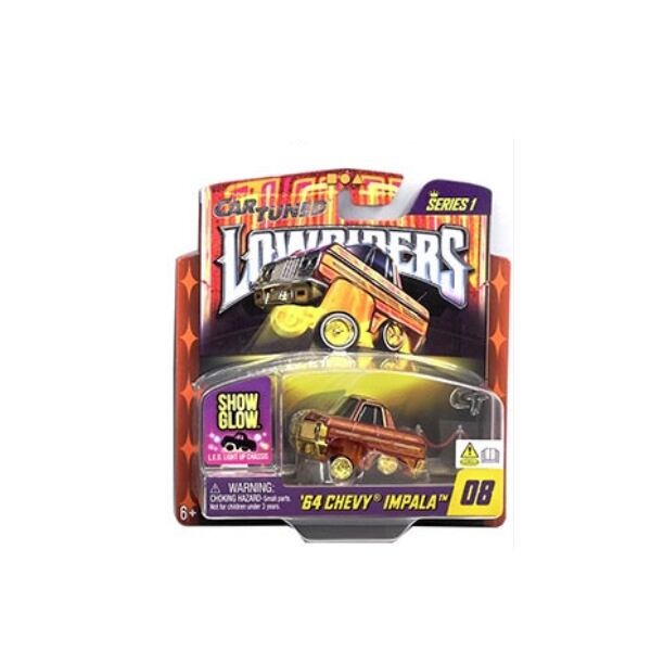 CarTuned 1:64【⑤1961 Chevy Impala】 Lowriders SHOW GLOW Series 1