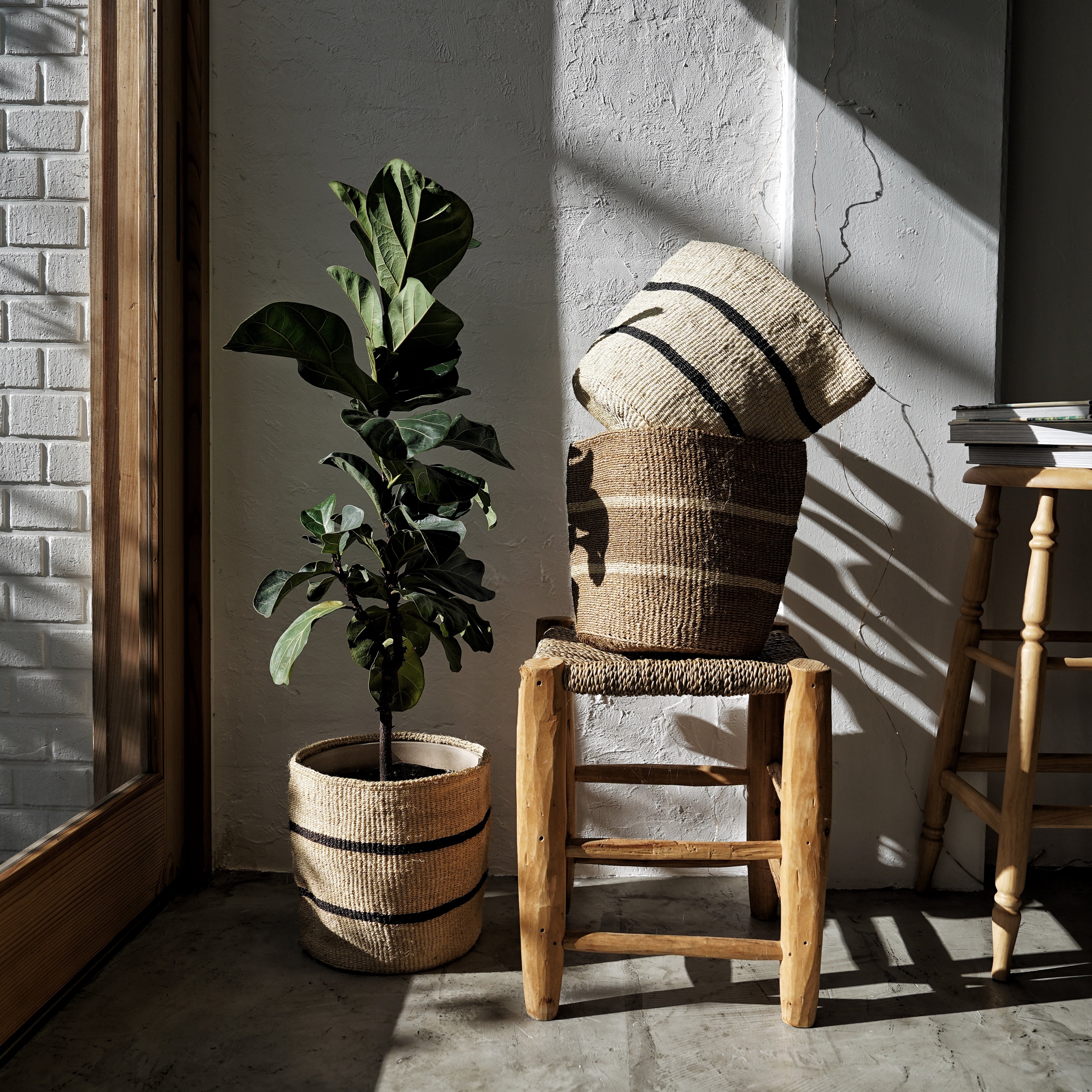 サイザルバスケット