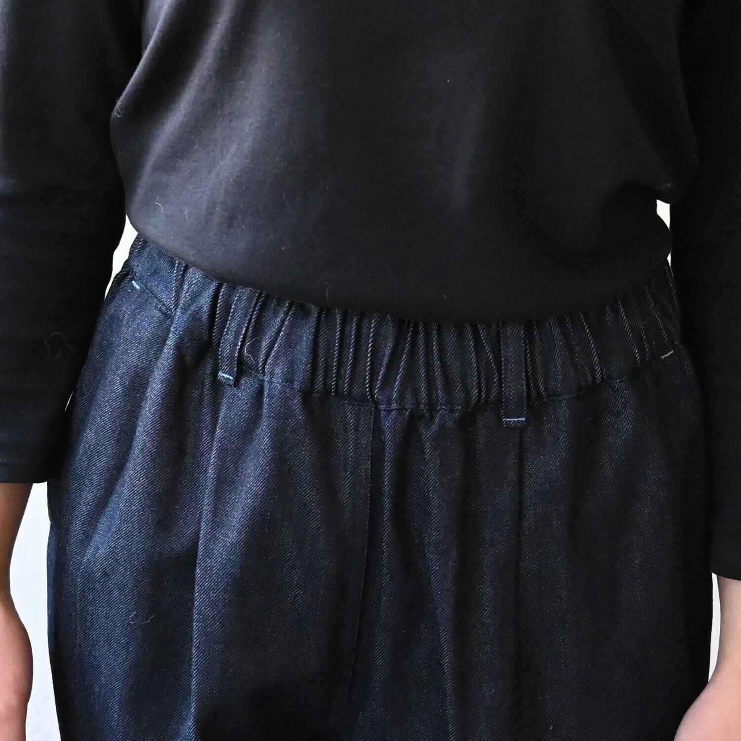 【sisam】オーガニックコットン デニム|namaste テーパードパンツ