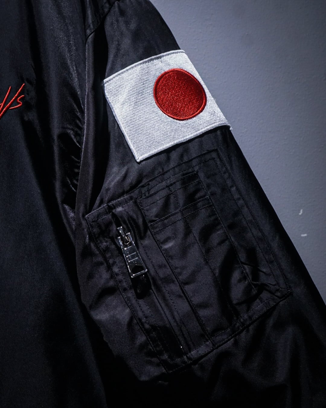 add (C) vintage】“おたちゃん” Graphic MA-1 Flight Jacket | Caka