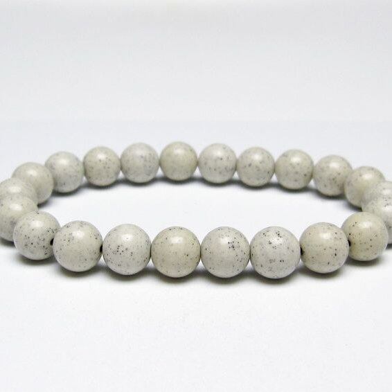 北投石 ブレスレット 9mm 一点物 メール便可 111-50251