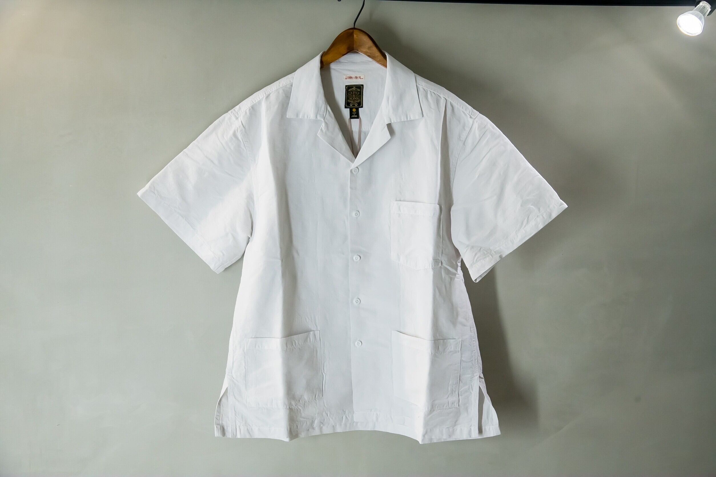【新品未使用】26ss Gypsy&sons オープンカラーシャツ GYPSY&SONS コットンリネンオープンカラーシャツ | NOUVEL des HIOC