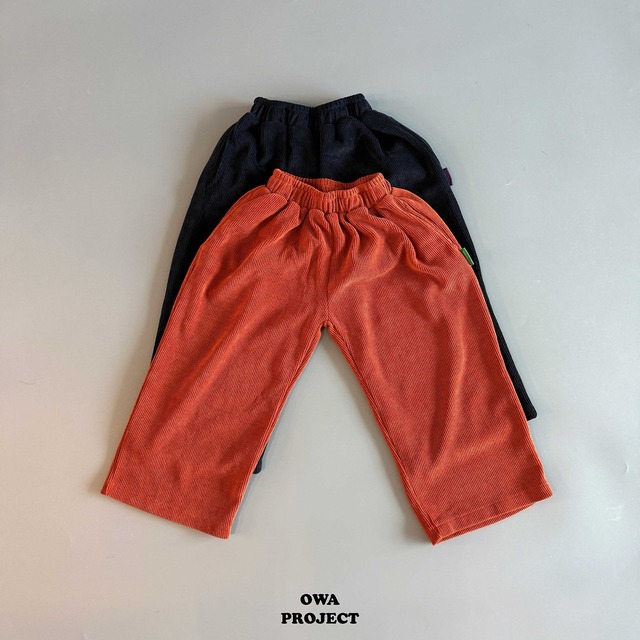 【取寄】owa|daily corduroy pants|デイリーコーデュロイパンツ|S-JL|kids&jr|26 autumn