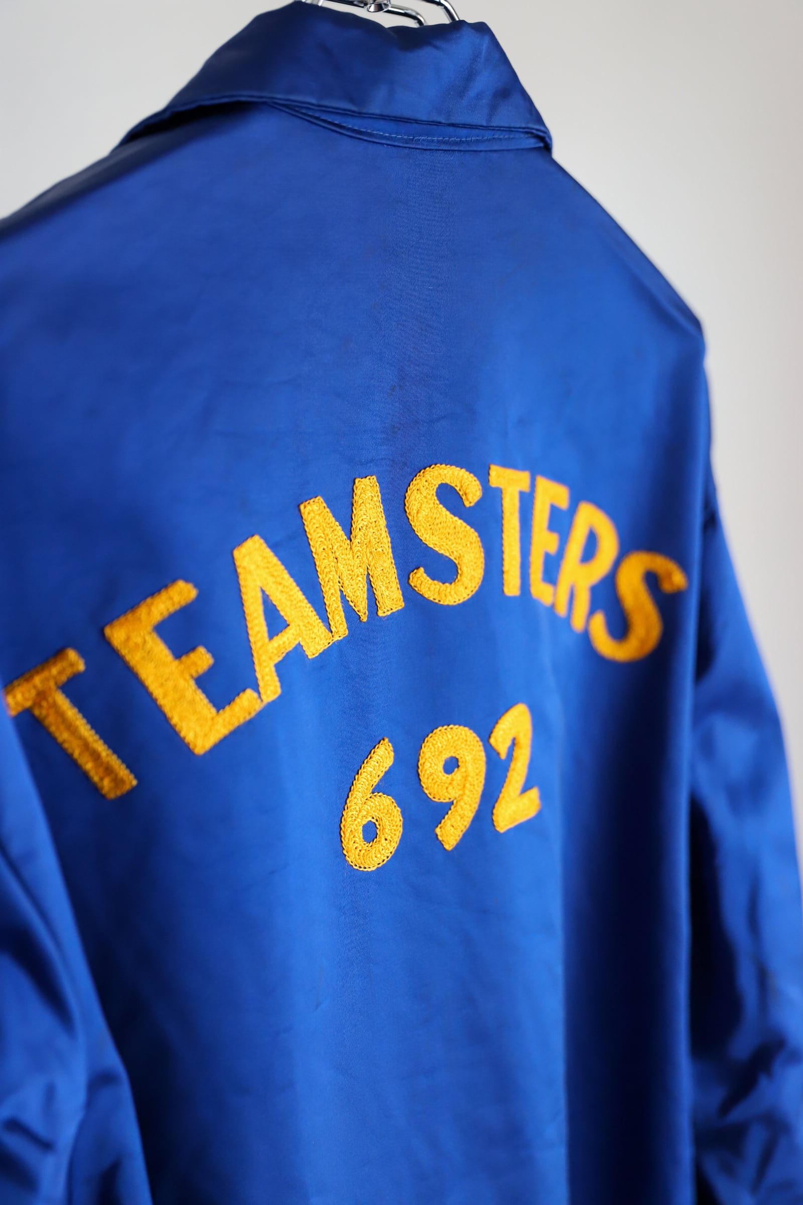 極美品】50s special vintage jacket satin fabric blouson made in