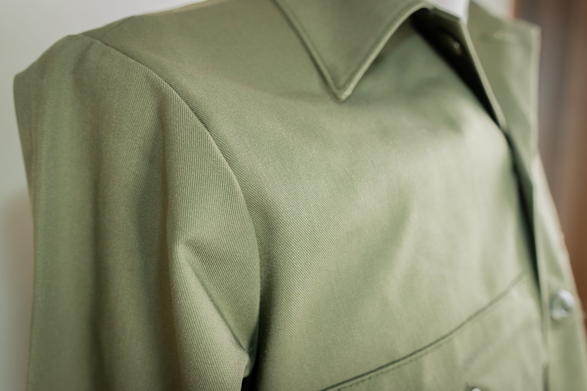 DEADSTOCK】U.S.Army OG-507 Utility Shirt 実物 アメリカ軍 OG