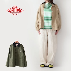 DANTON [ダントン] W NYLON TAFFETA WORK JACKET [DT-A0466NTF] ナイロンタフタワークジャケット・barbour風ジャケット、LADY'S [2024SS]