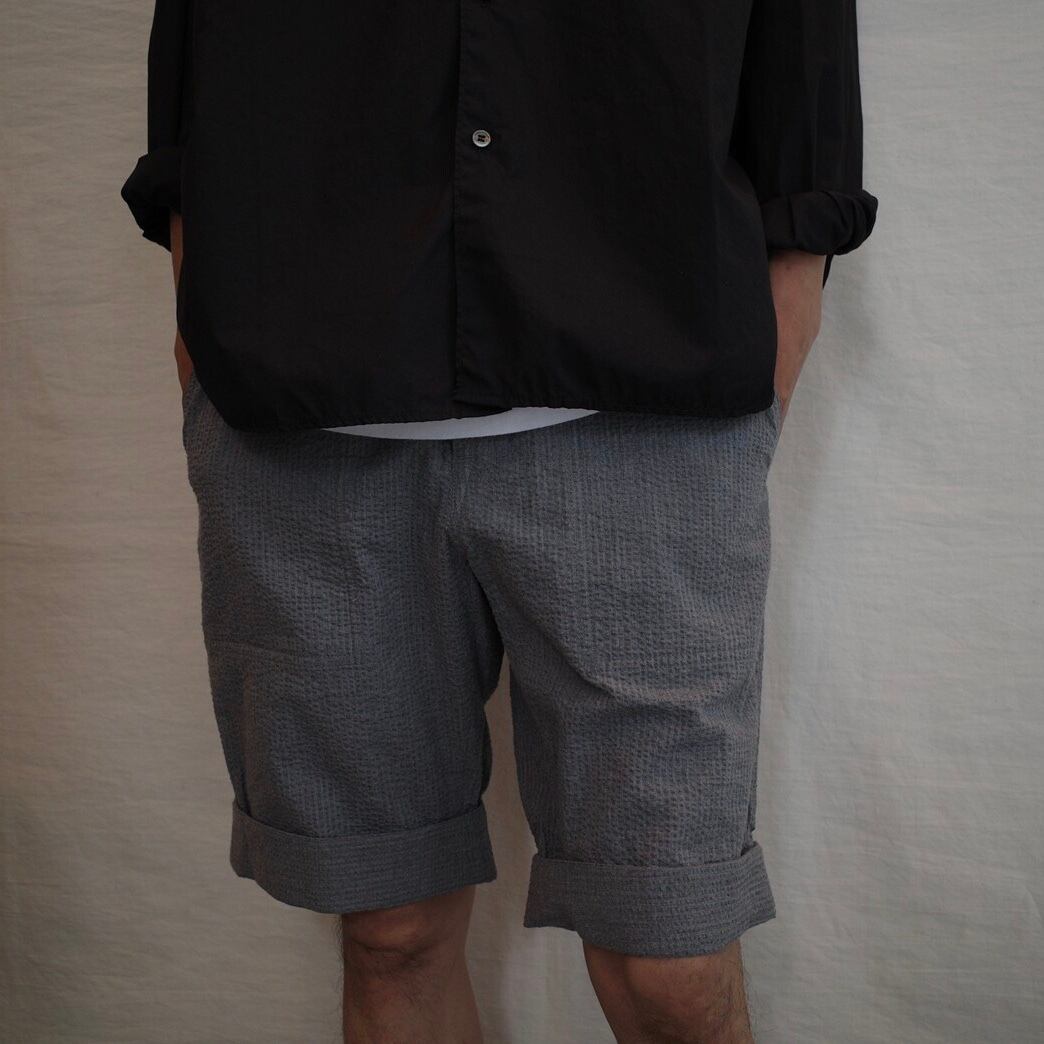KENNETH FIELD(ケネスフィールド) / TURN UP SHORTS -GRAY-