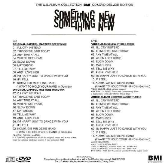 紙ジャケ　ザ・ビートルズ　/　サムシング・ニュー BEATLES &frasl; SOMETHING NEW THE  The Beatles The U.S. Albums