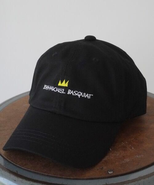 【JEAN-MICHEL BASQUIAT / ジャン-ミシェル バスキア 】Low CAP ローキャップ ブラック BQ-BQ2305