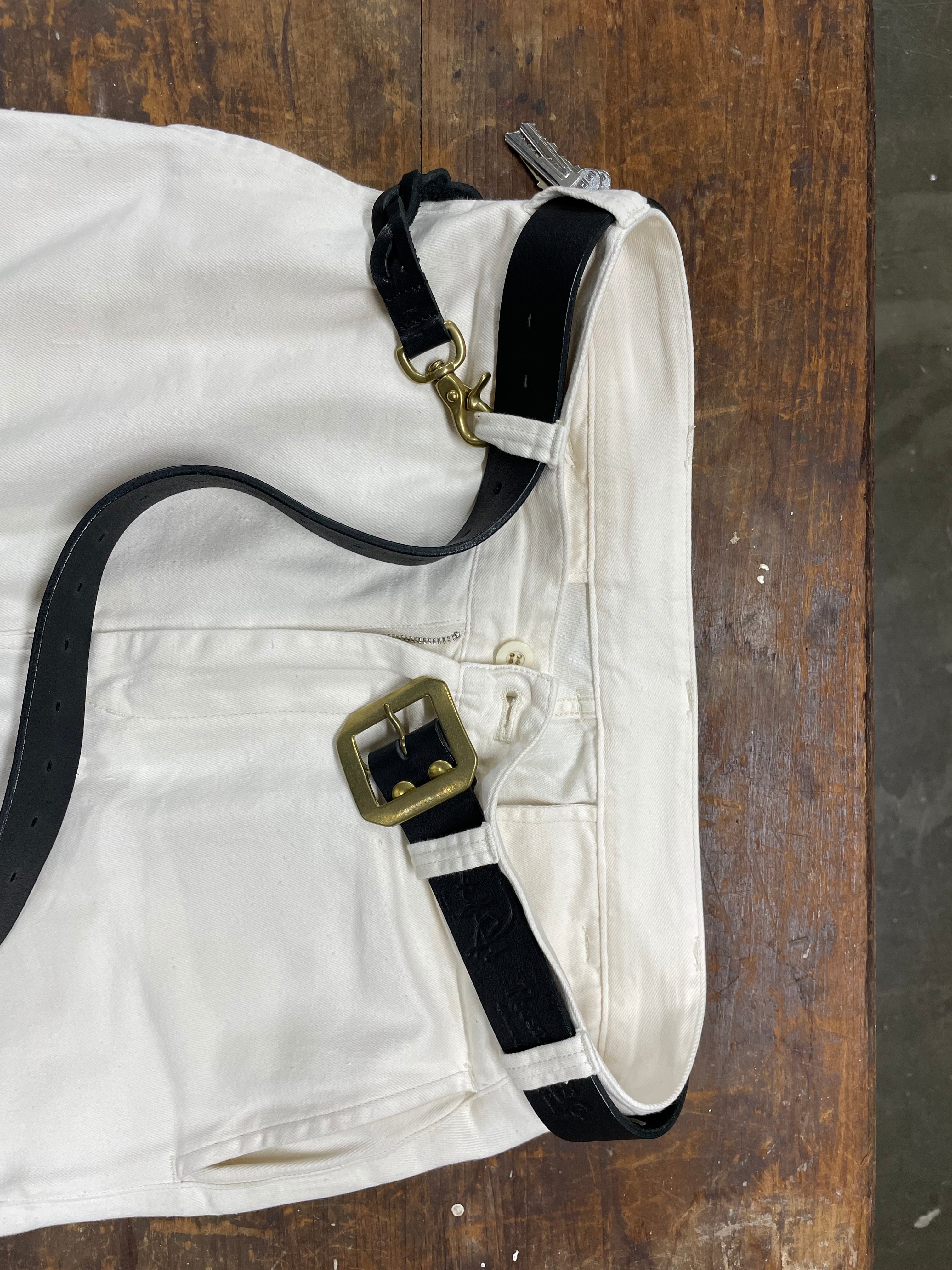 Willow Pants】BYE BYE belt-WIDE_BLACK | marfa store