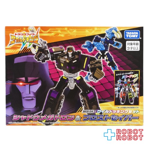 タカラトミー トランスフォーマー ワイルドキング WKS-04 ワイルドッキングセット シャドウメガトロン & フロストセイバー 開封箱入