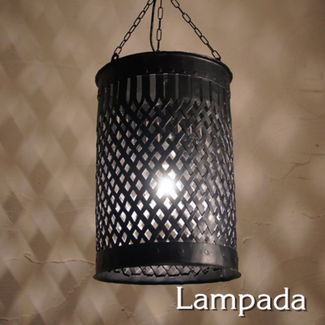 〔新洋電気〕限定品：IDP654　インド鉄編みペンダント