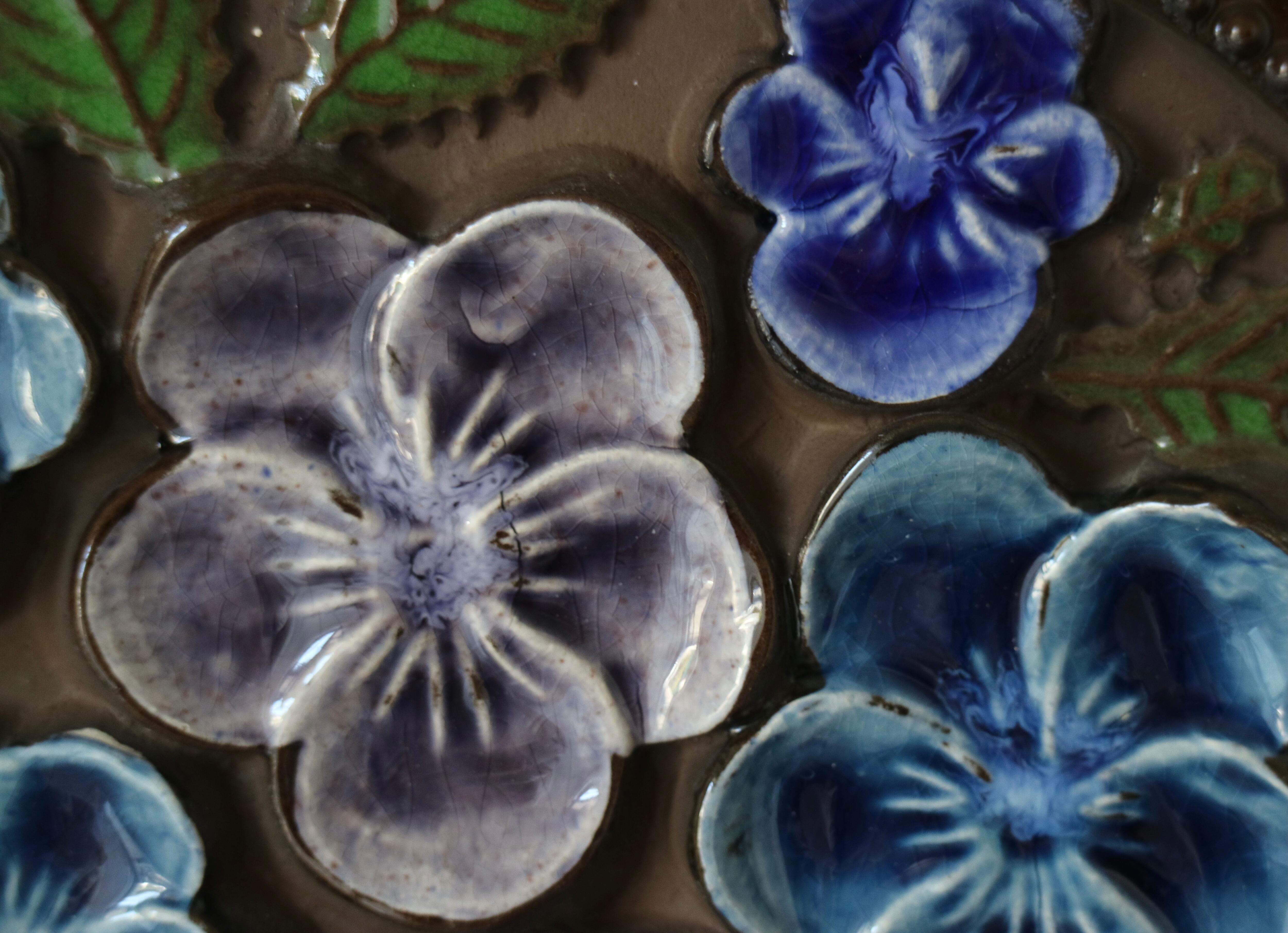 ジィガントフタ 陶板 Jie Gantofta ジィガントフタ / ビオラの陶板 No.2779 | Taloni