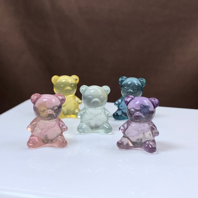 6.可愛い大家族くまちゃん・フローライトくま