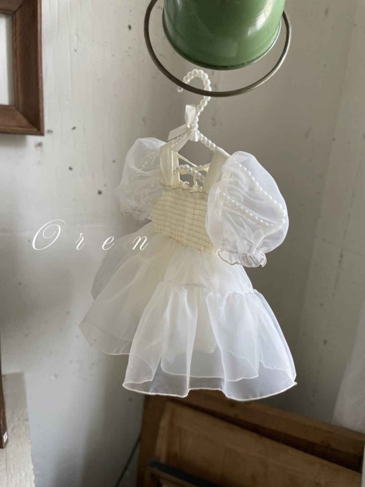 [Oren] Nuoganza Bodysuit / [오렌] 누아오간자슈트