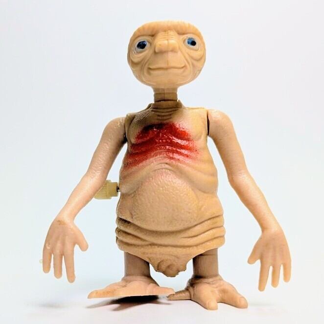 ☆ VINTAGE JUNK ☆【 E.T. 】 ① 1982年プラスチック製 トコトコ トイ〚アメリカン雑貨 アメトイ〛