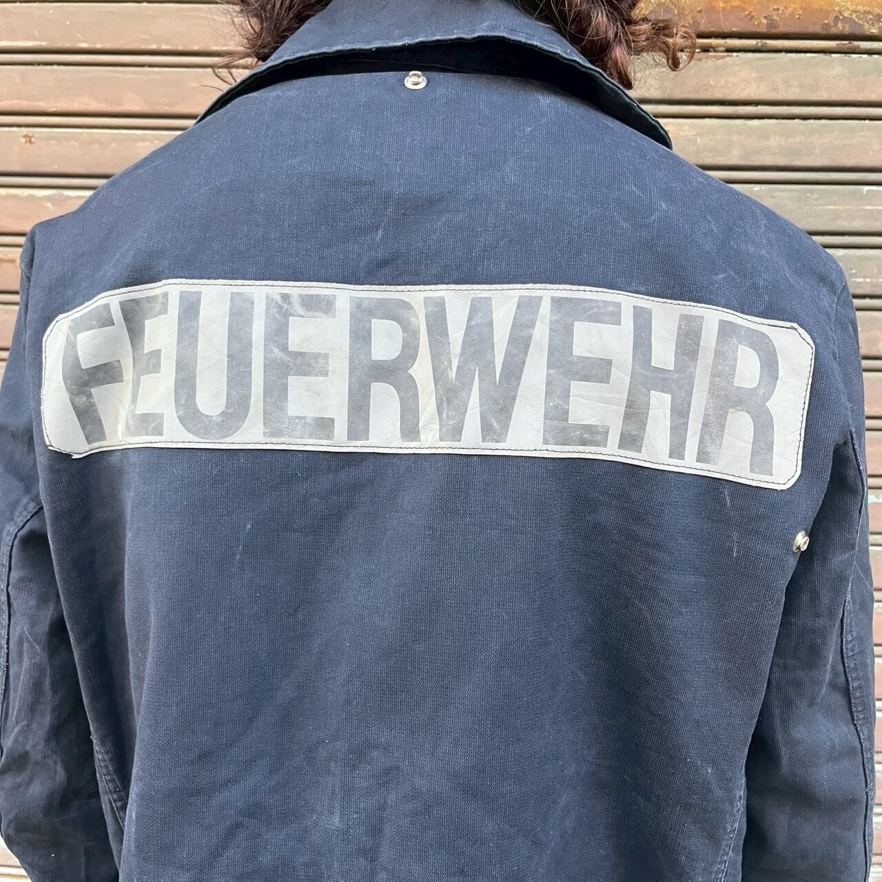 ドイツ 消防隊 消防士 ファイアーマン ジャケット ネイビーカラー 52