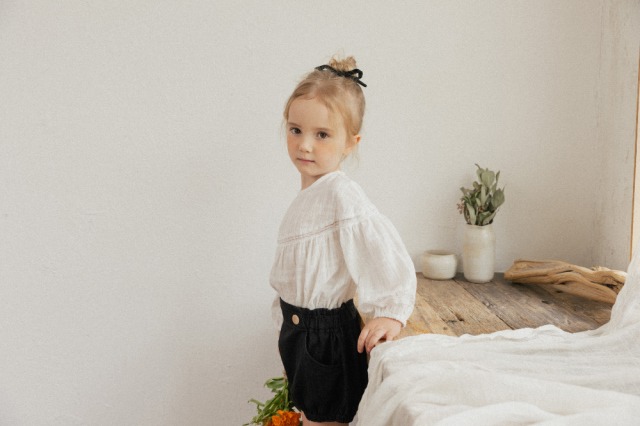 【wonny ribbon/予約7/31 21:00〆切】Clara blouse - white