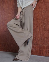 High waist wide Pants T20326