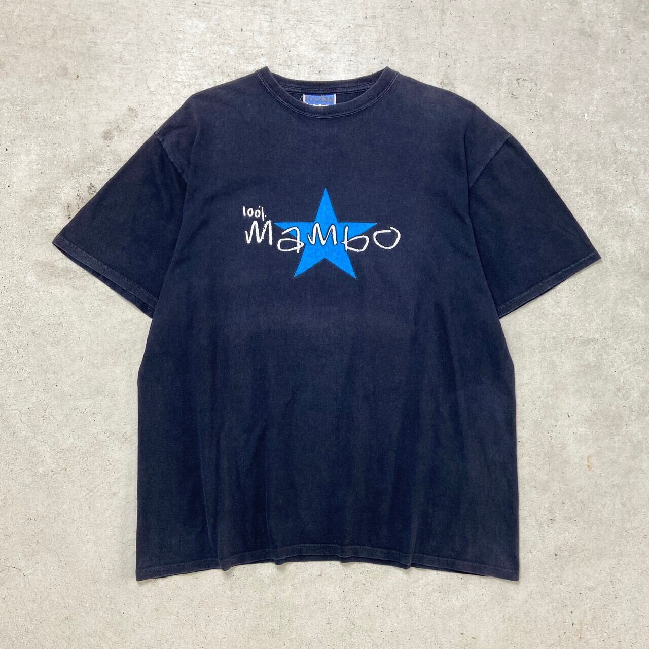 00年代 100% MAMBO プリントTシャツ フィッシュボーン メンズXL相当  