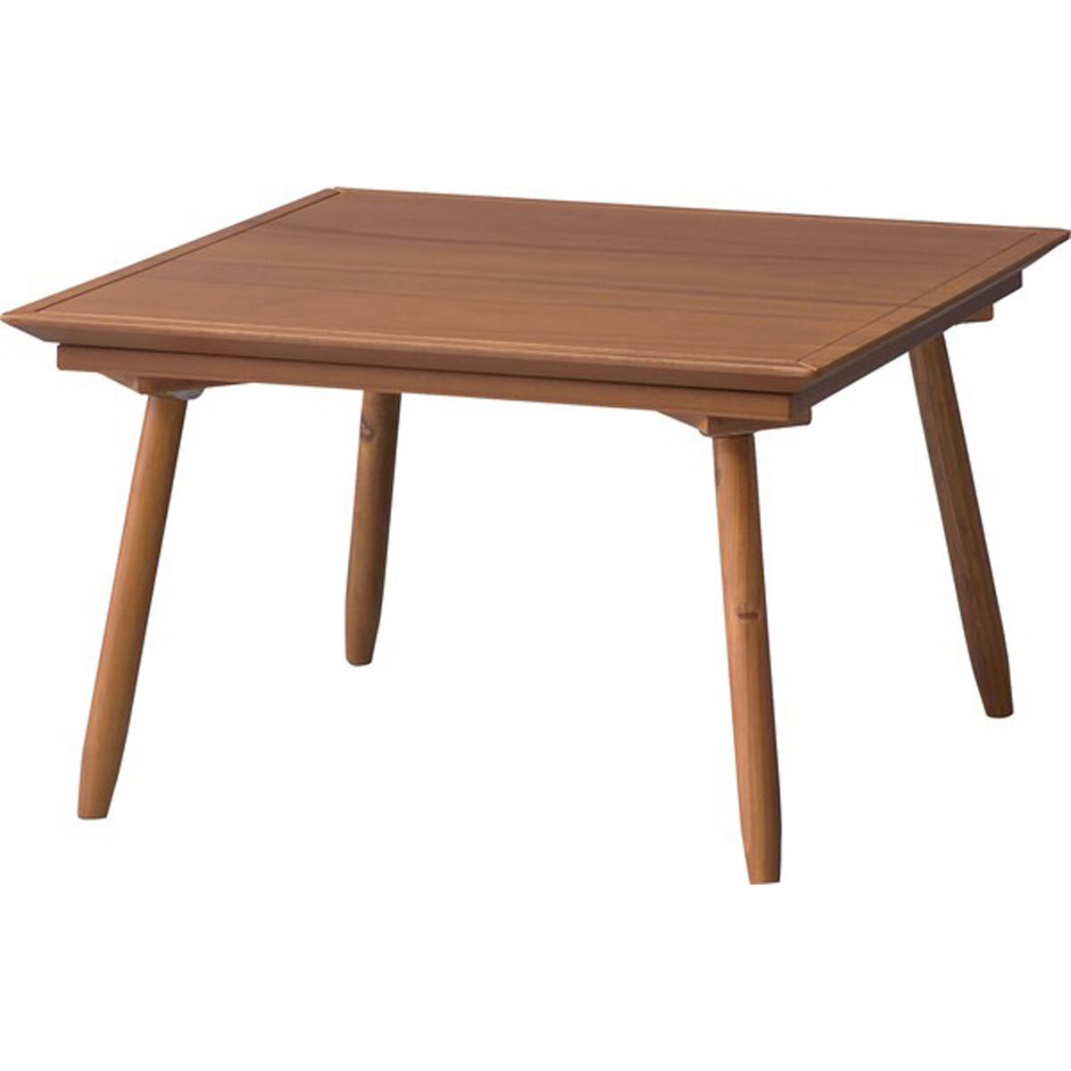 コタツ 天然木化粧繊維板 アカシア 天然木 ラバーウッド ウレタン塗装 石英管ハーフヒーター250W KJU-250 中間スイッチ