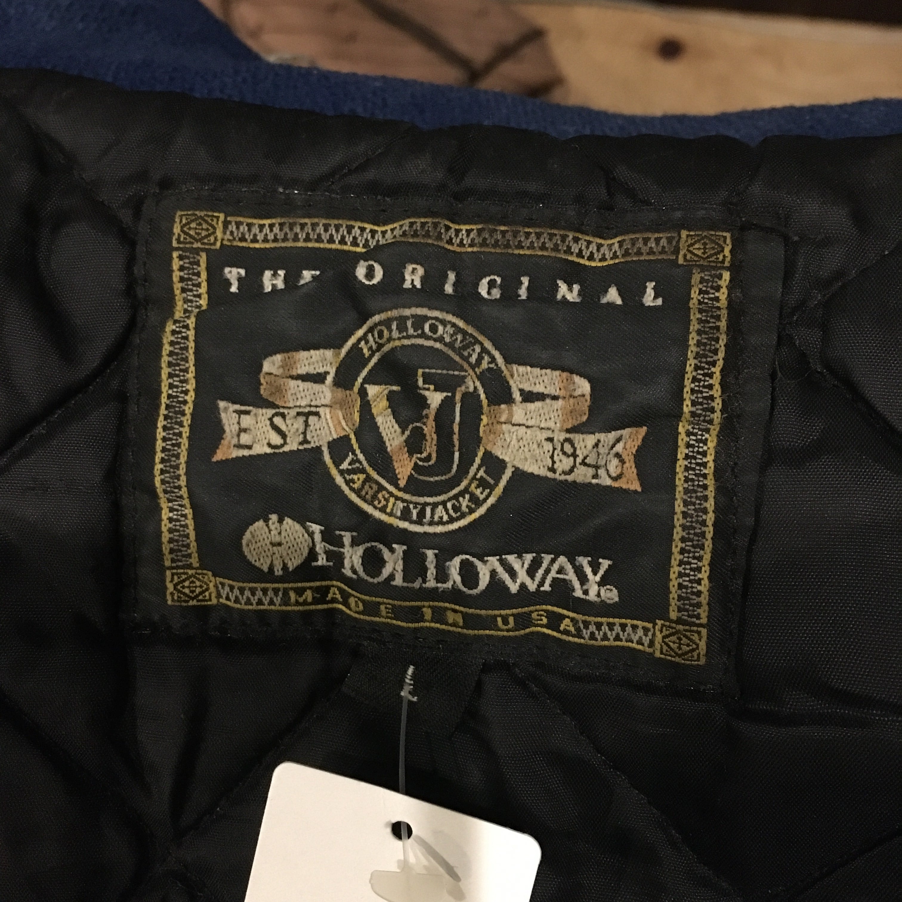 Holloway アメリカ古着 ビンテージ スタジャン アワードジャケット