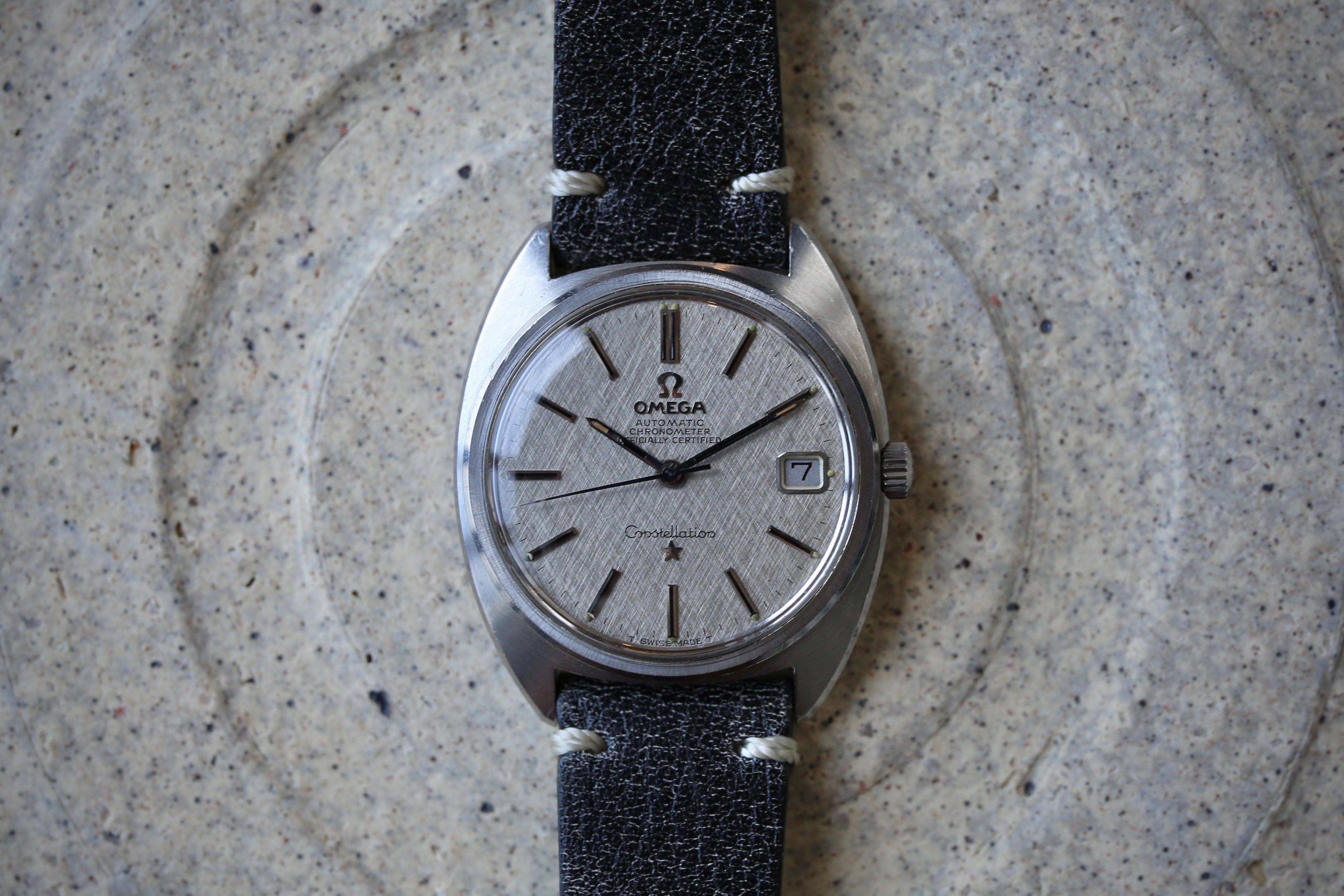 OMEGA】 1968年製 コンステレーション Cラインケース フラットベゼル