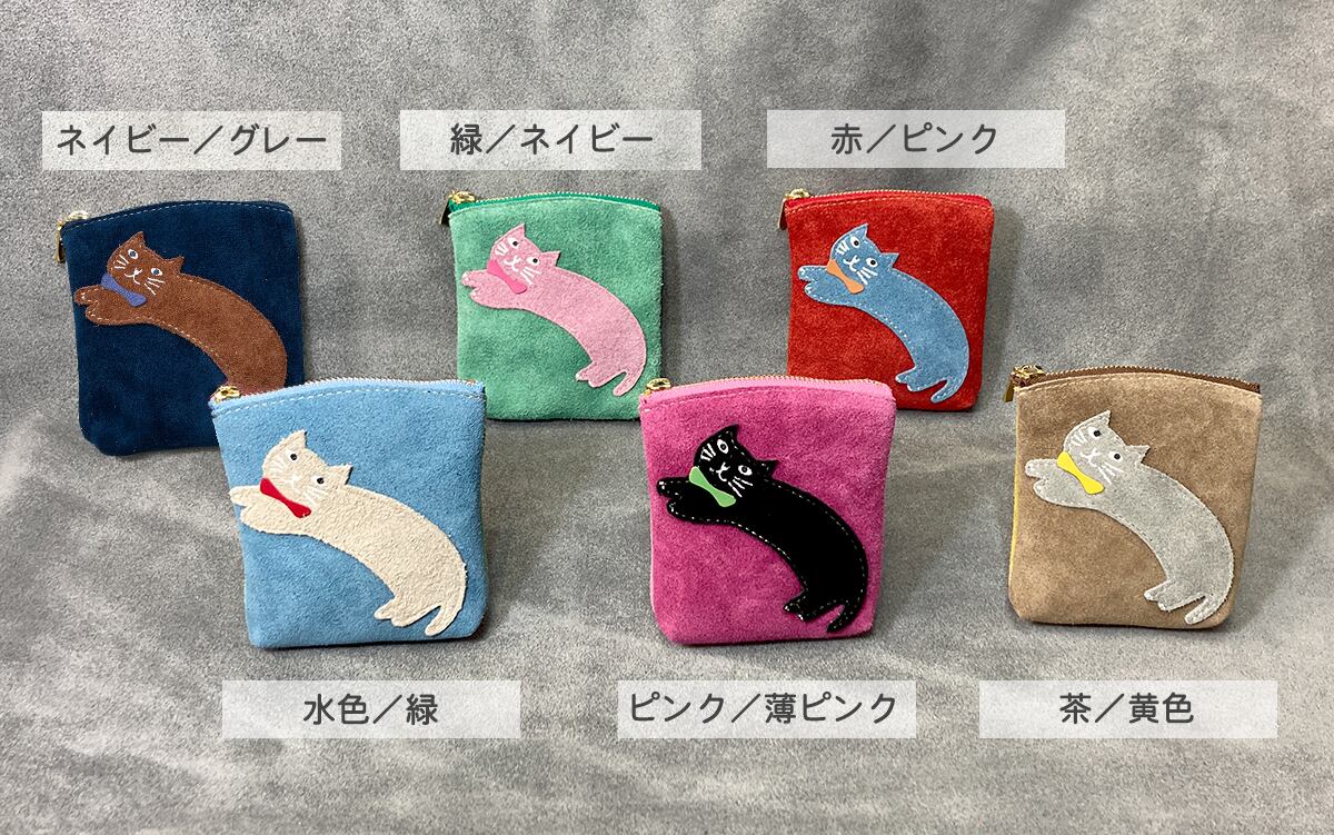 猫ベロア タバコケース | あとりえ ぎん WEB-SHOP