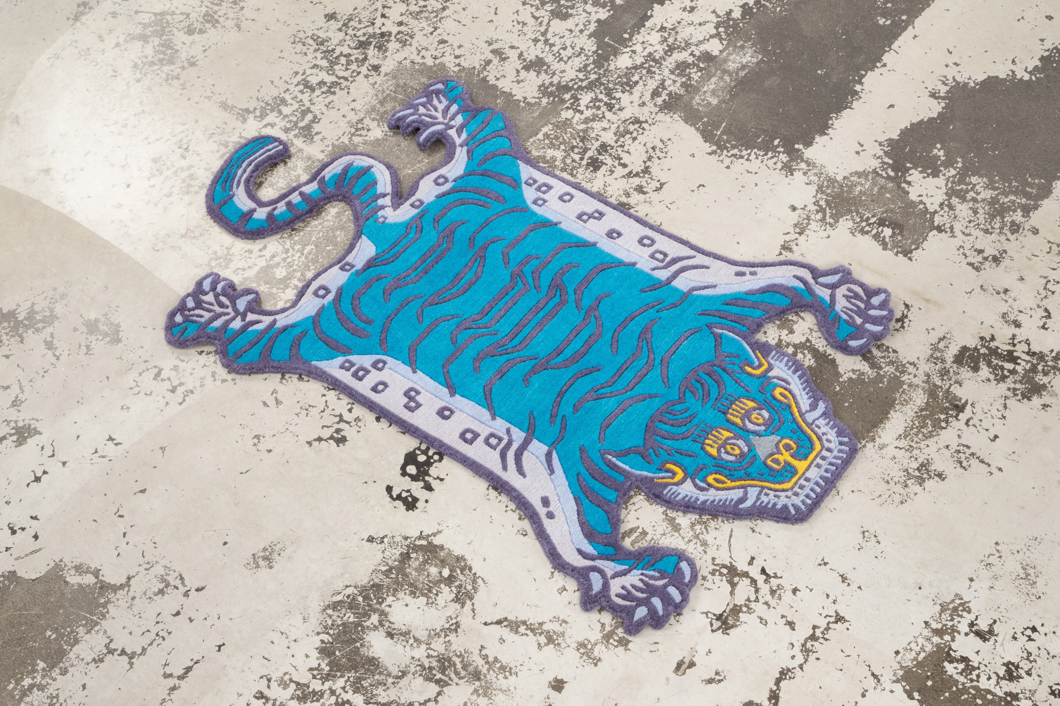 Tibetan Tiger Rug 《Sサイズ•ウール・オリジナル3・ミスティック