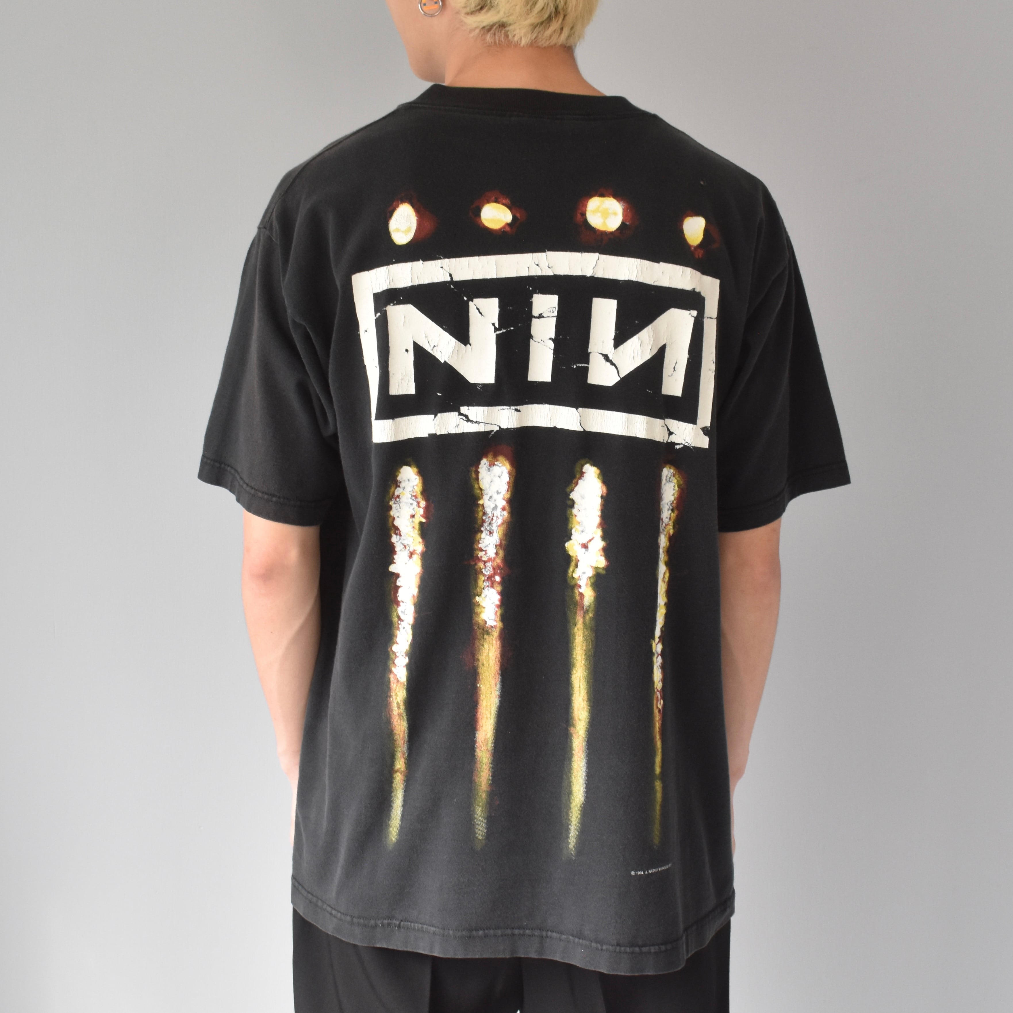 VINTAGE】 “NINE INCH NAILS” 90's~ 『the downward spiral』 Printed