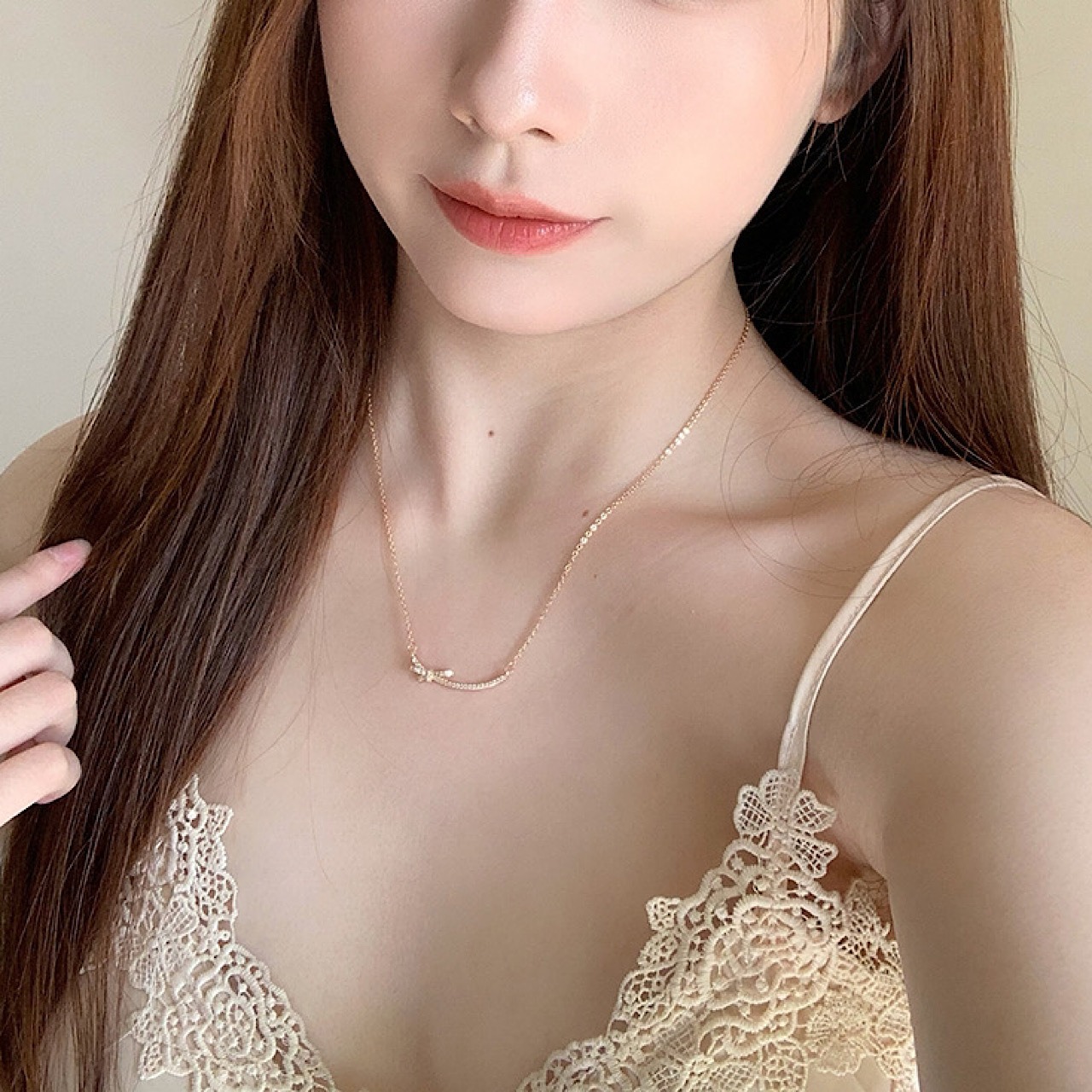 おしゃれ リボン 結び目 高級感 プレミアム ネックレス - 4