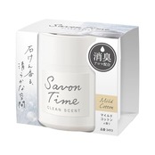 CARALL(カーオール) 晴香堂 車用 芳香剤 サボンタイム ゲル マイルドコットン 100g 3493