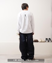 ◆度詰め天竺 ロゴPT ロンTee◆bs-25101