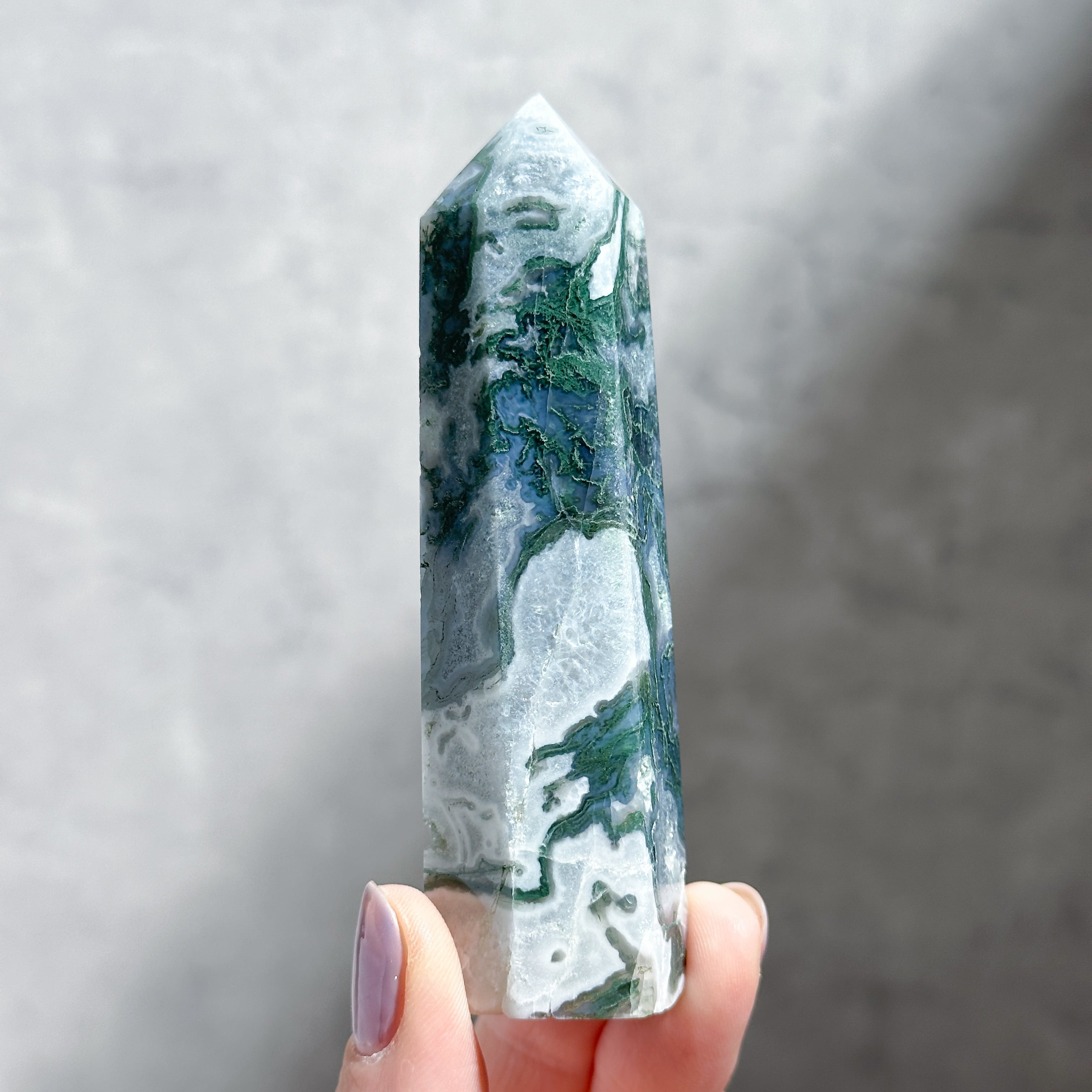 モスアゲート タワー モスアゲート タワー33◇ Moss Agate ◇天然石・鉱物